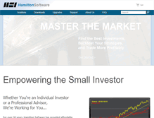 Tablet Screenshot of hamiltonsoftware.com